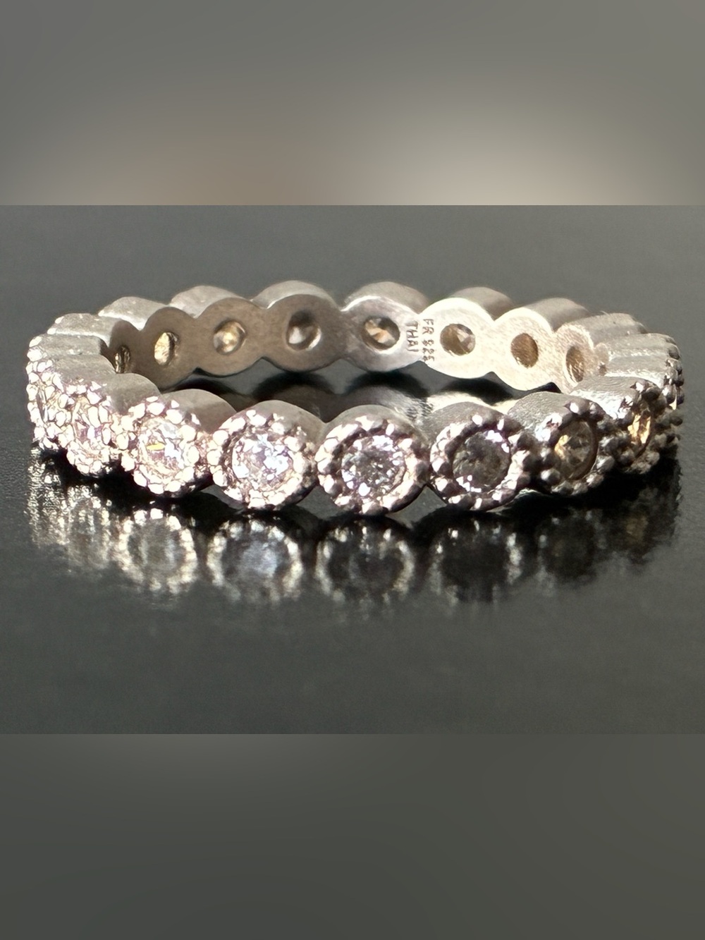 Sterling Silver 925 Freida Rothman Sz 7 Stacking Ring